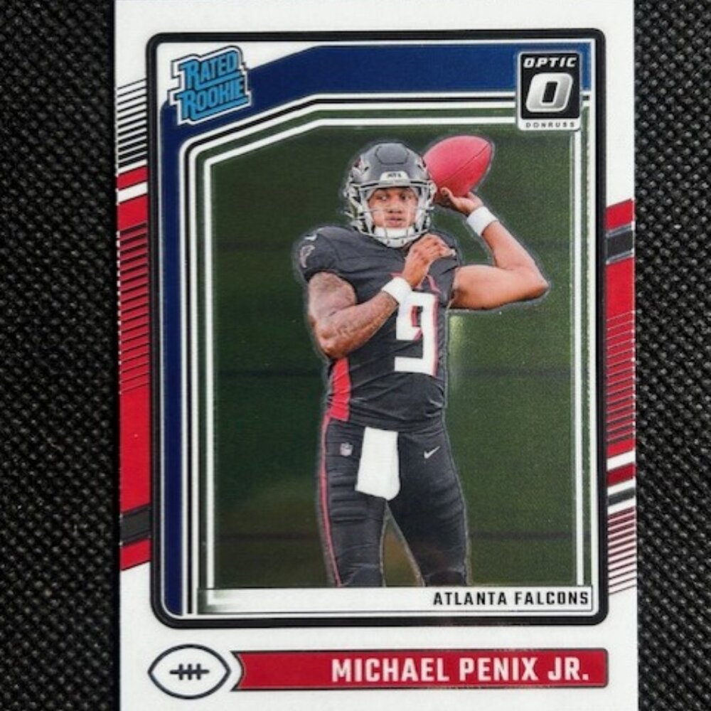 2024 Panini Donruss Optic Michael Penix Jr. Base #279 Rated Rookie RC Falcons QB